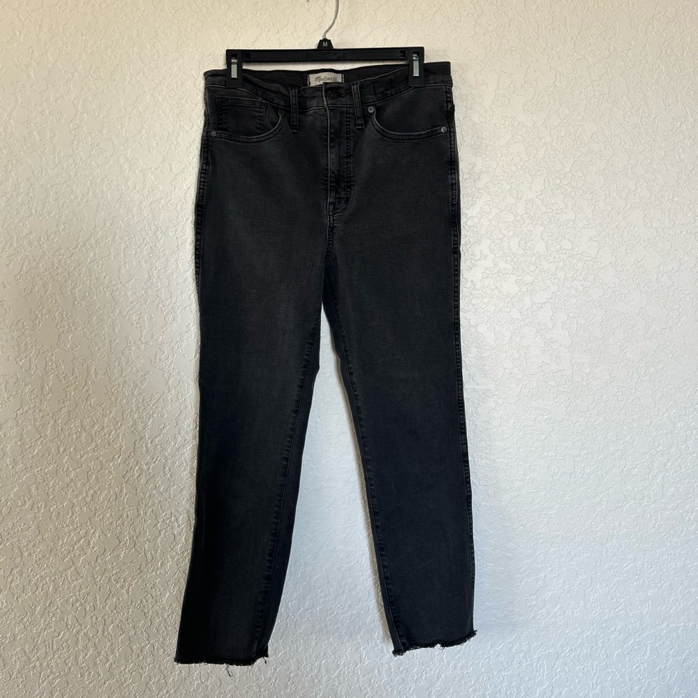 Madewell “Stovepipe” Straight Leg Black Jeans Women’s Size 29 (a/k/a size 8)